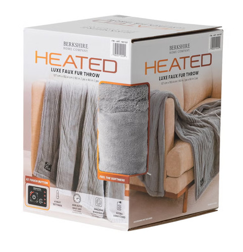 Berkshire life heated throw - berkshire,